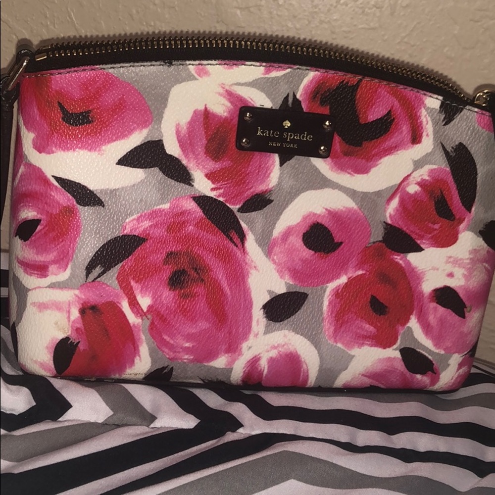 Kate Spade Rose Print crossbody Bag